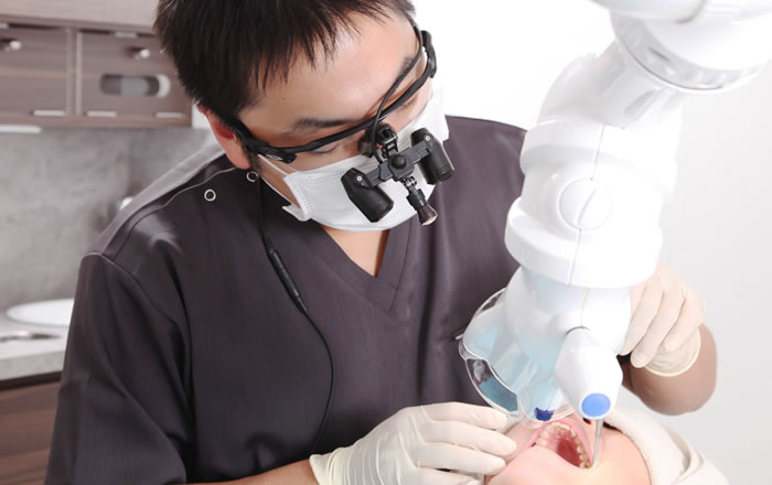 定期的な歯科検診,マイクロスコープ