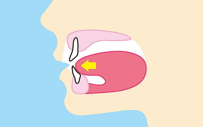 舌圧のセルフチェック