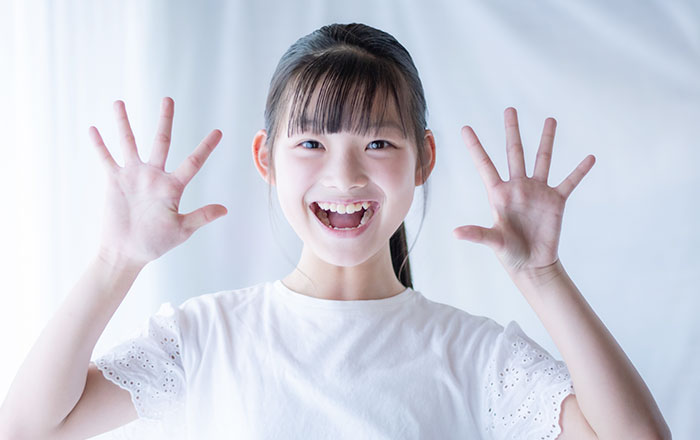 波のような線は歯が育っている証拠