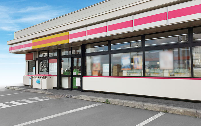 歯科医院の数とコンビニの店舗数を比較