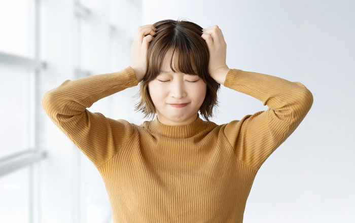 歯磨きで「オエッ」となる原因：緊張やストレス